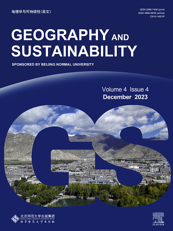 Go to journal home page - Geography and Sustainability